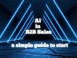 SalesMindOnline Ai in B2B Sales - a simple guide